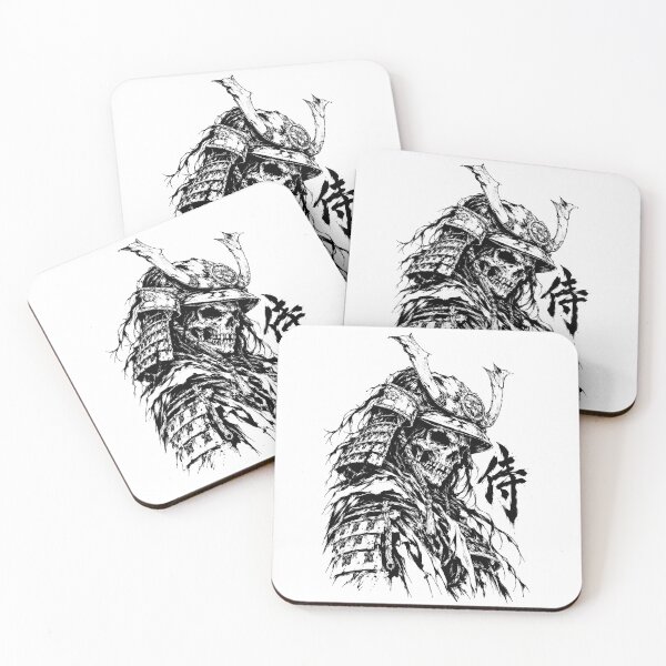 Item preview, Undead Samurai Ink Portrait designed and sold by bapupa.
