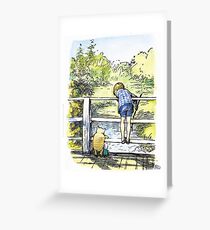 Tarjeta de felicitación Winnie the Pooh