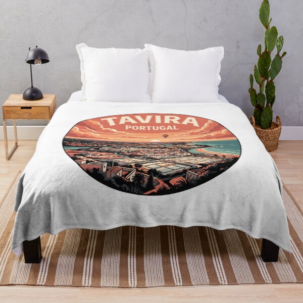 Item preview, Tavira Portugal: Vintage Algarve Coastal Sunset designed and sold by CircinusStore.