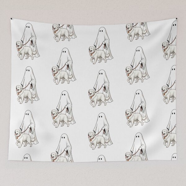 Item preview, Ghost Walking Great Pyrenees Halloween Cute Spooky Dog Lover designed and sold by raedattia.