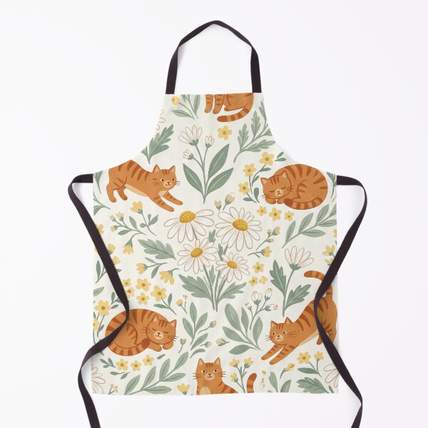 Item preview, Tabby Cat Daisy Floral designed and sold by naragon4289.