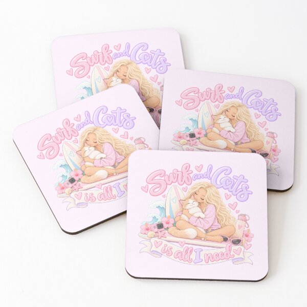 Item preview, Surf and cats is all I need designed and sold by Danielle Official.