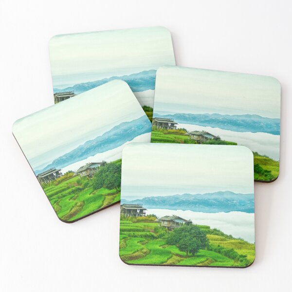 Item preview, Homestays Above the Sea of Mist — Rice Terraces and Blue Mountain, Pa Pong Piang Thailand designed and sold by Jomsunshine.