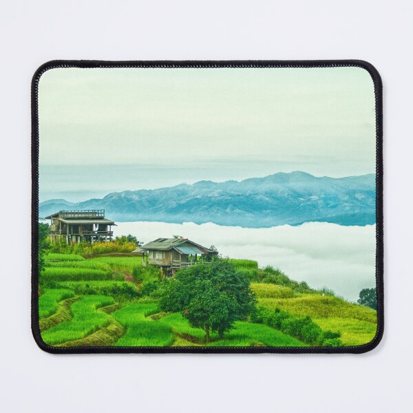 Item preview, Homestays Above the Sea of Mist — Rice Terraces and Blue Mountain, Pa Pong Piang Thailand designed and sold by Jomsunshine.