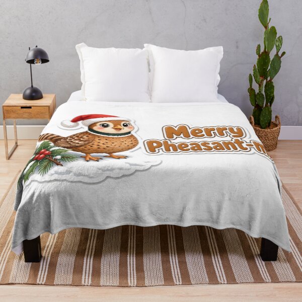 Item preview, Pheasant Christmas Merry Pheasant-mas Gift designed and sold by Soft Merch.