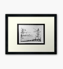 Marsh Land Framed Print