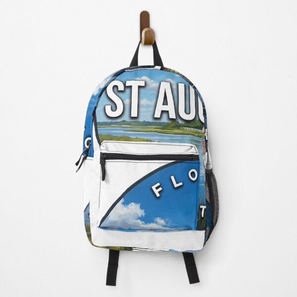 Item preview, St Augustine Lighthouse Florida Marsh Reflection Round Badge Sticker designed and sold by DetourDgn.
