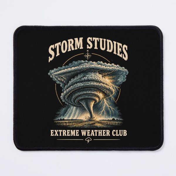 Item preview, Storm Studies Extreme Weather Club Vintage Tornado Shirt designed and sold by DeliqBrands.
