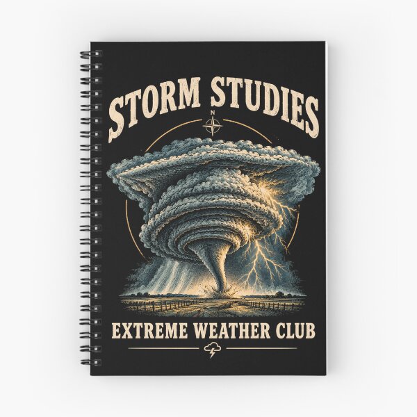 Item preview, Storm Studies Extreme Weather Club Vintage Tornado Shirt designed and sold by DeliqBrands.