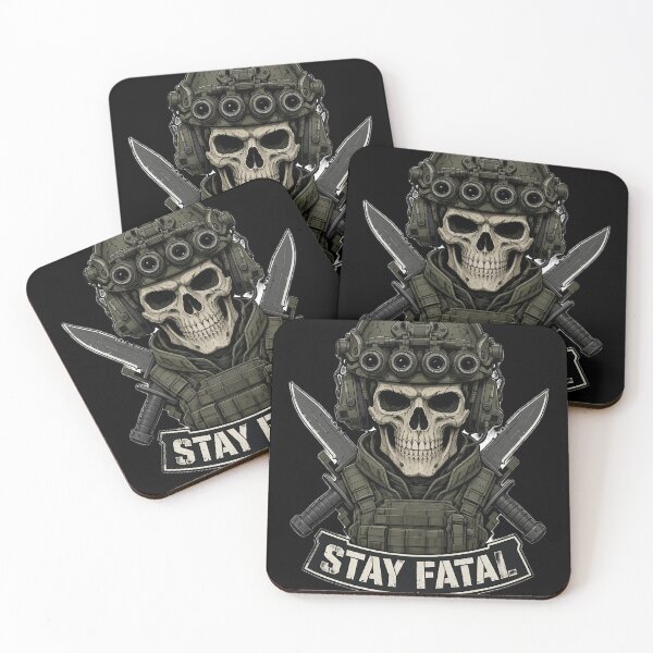 Item preview, Tactical Operator Skull Quad NVG Special Forces designed and sold by ValhallaHub.