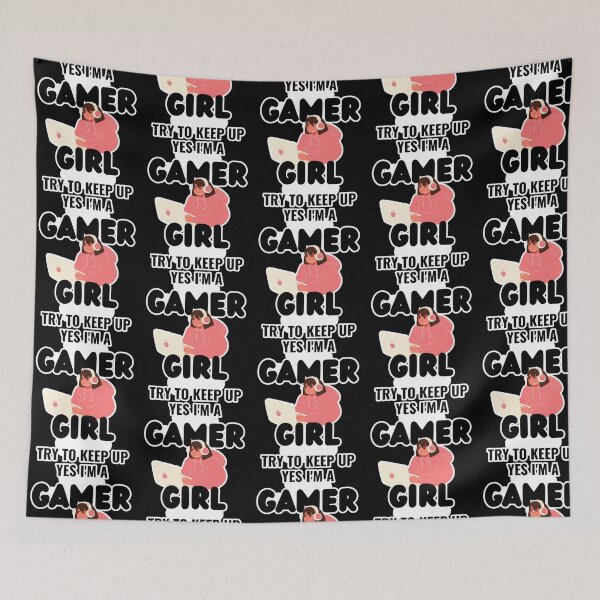 Artikelvorschau, Ja, ich bin ein Gamer-Girl. Versucht mitzuhalten! entworfen und verkauft von Ntaimeinic.