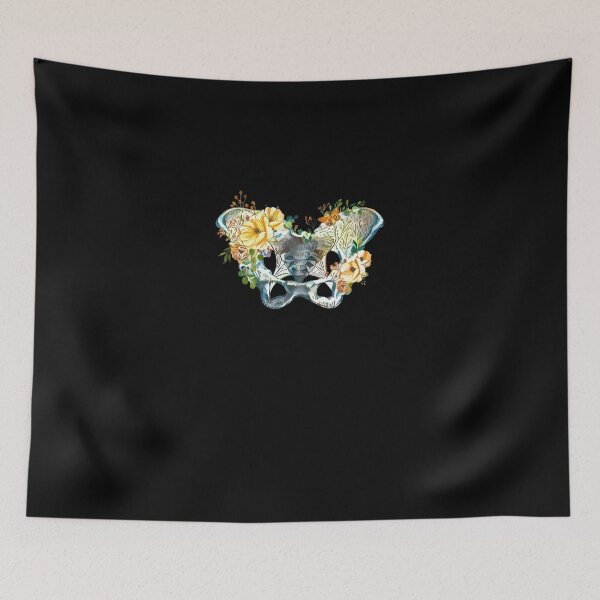 Item preview, Botanical-Anatomy-Pelvis-Feminism-Anatomy-Anatomical-Art-Female-Bones-Of-The-Pelvis designed and sold by balkussure.