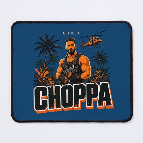 Item preview, Get To The Choppa Jungle Commando Action designed and sold by kevastephen.