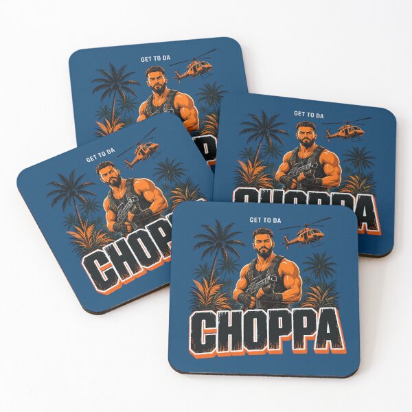 Item preview, Get To The Choppa Jungle Commando Action designed and sold by kevastephen.