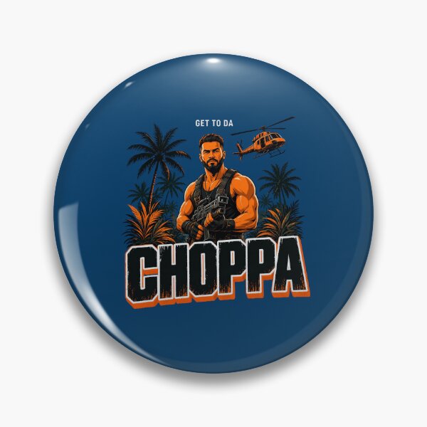 Item preview, Get To The Choppa Jungle Commando Action designed and sold by kevastephen.