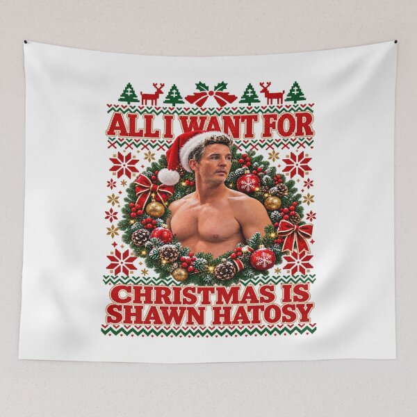 Item preview, All I Want For Christmas Is Shawn Hatosy Ugly Christmas designed and sold by Dela3.