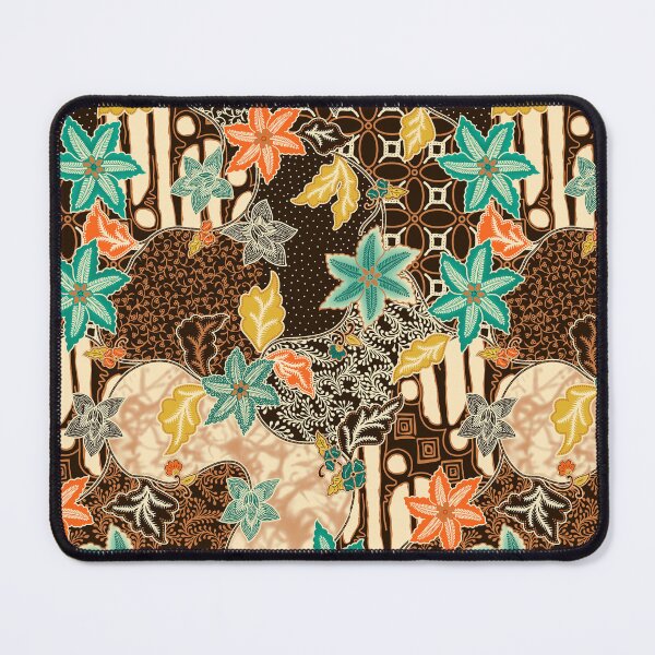 Item preview, batik brown flower style designed and sold by artgate18.