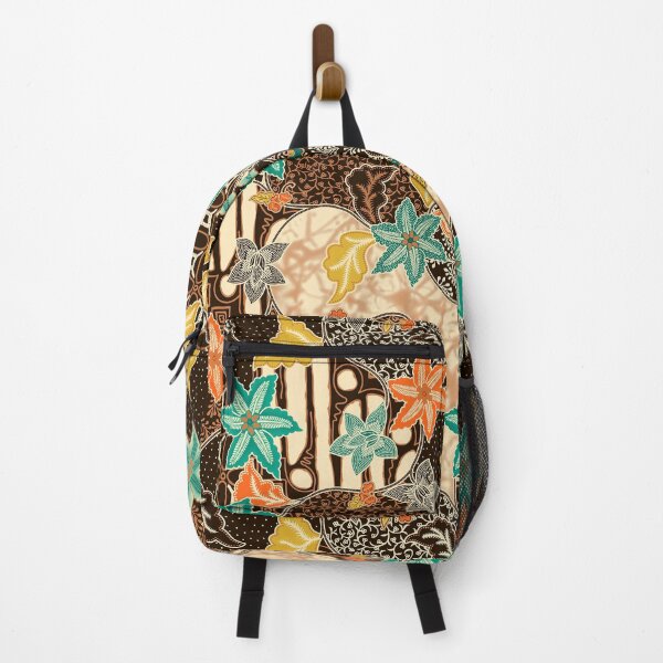 Item preview, batik brown flower style designed and sold by artgate18.