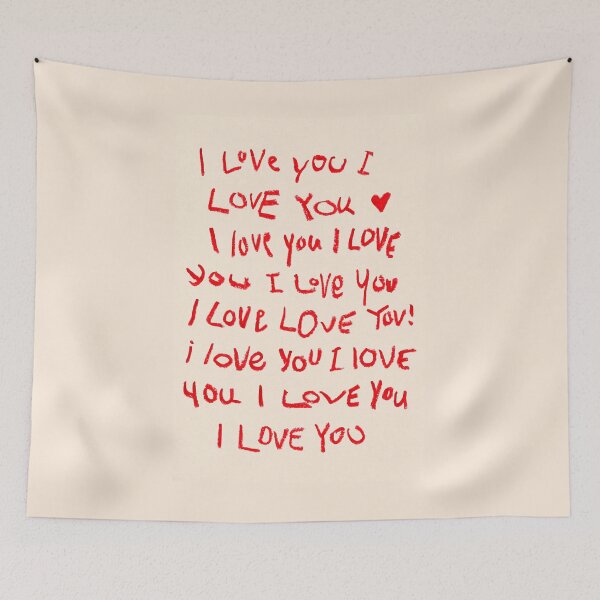 Item preview, I LOVE YOU designed and sold by AmandaGJ9t3.