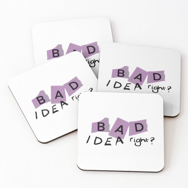 Item preview, Bad Idea Right Lyrics designed and sold by rodyauscaklo.