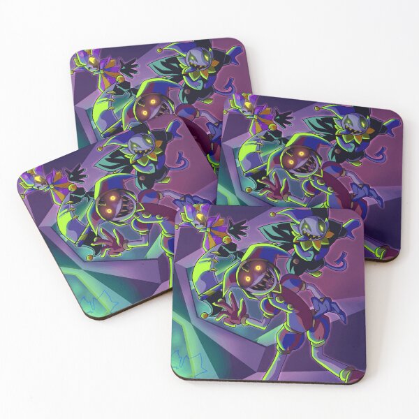 Item preview, Creepy Jesters with Glowing Eyes in Neon Colors designed and sold by lcnsdjstrtrystd.
