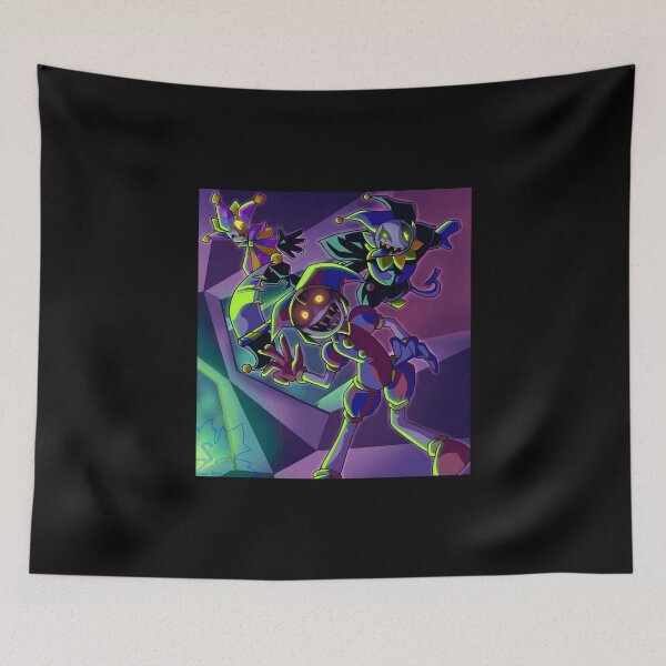 Item preview, Creepy Jesters with Glowing Eyes in Neon Colors designed and sold by lcnsdjstrtrystd.