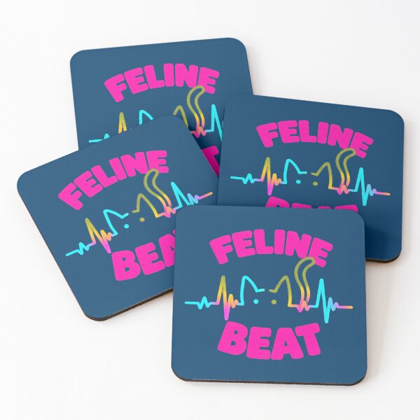 Item preview, Feline Beat Heartbeat Cute Kitten Pulse designed and sold by kevastephen.