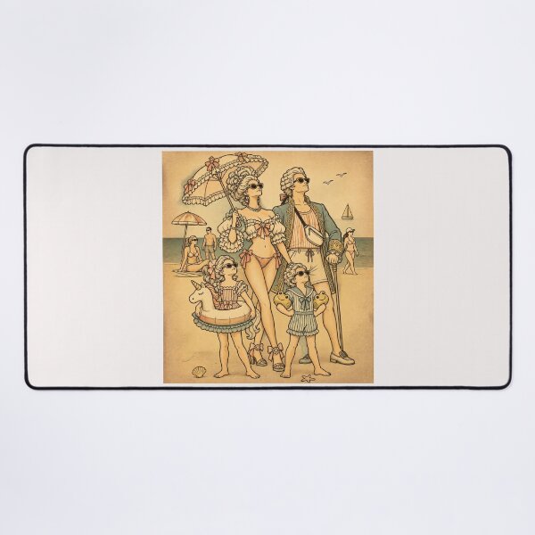 Item preview, Rococo Beach Vacation – Aristocratic Family Vintage. designed and sold by NewtBoo.