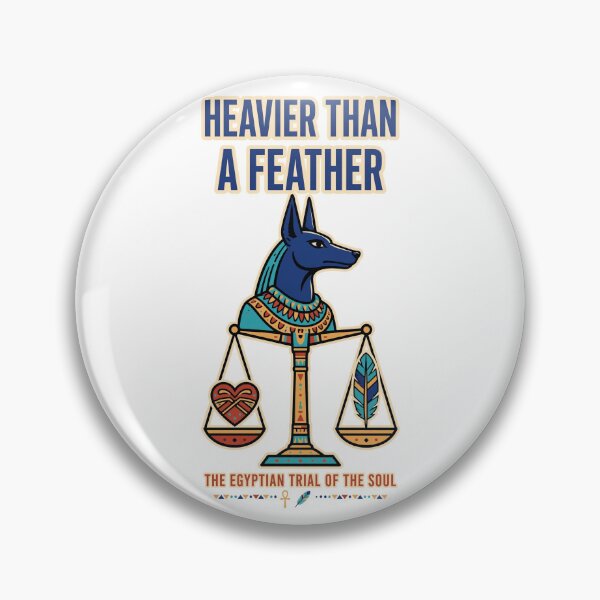 Item preview, Heavier Than a Feather — The Egyptian Trial of the Soul designed and sold by Lucid History.