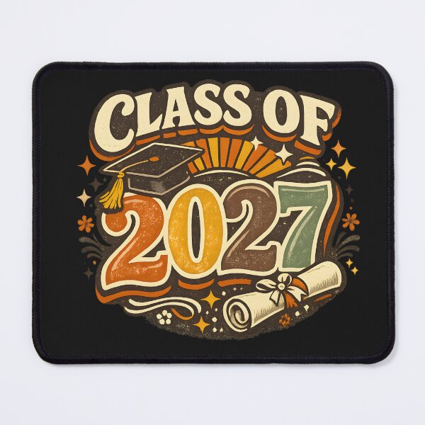 Item preview, Retro Class of 2027 Vintage Senior Graduation Groovy 70s designed and sold by MCV-Designs.