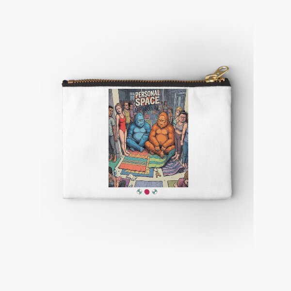 Item preview, Chubby Bigfoot Mat Overlap – Awkward Yoga Studio Funny Illustration designed and sold by Whimsy Trail Co.