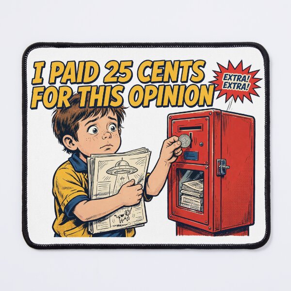 Item preview, 25 Cents For This Opinion Funny Gen X Shirt designed and sold by Hearth & Hue.