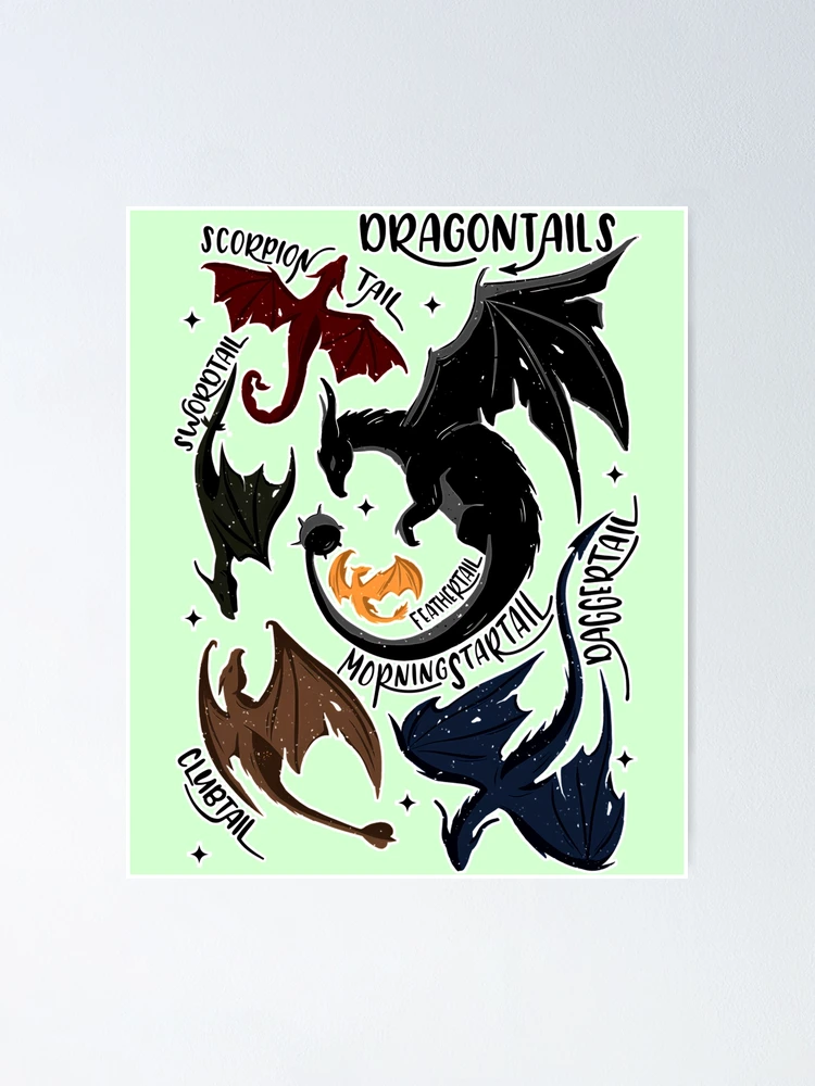 Thumbnail 1 of 3, Poster, Dragontails designed and sold by ReedDrouin.