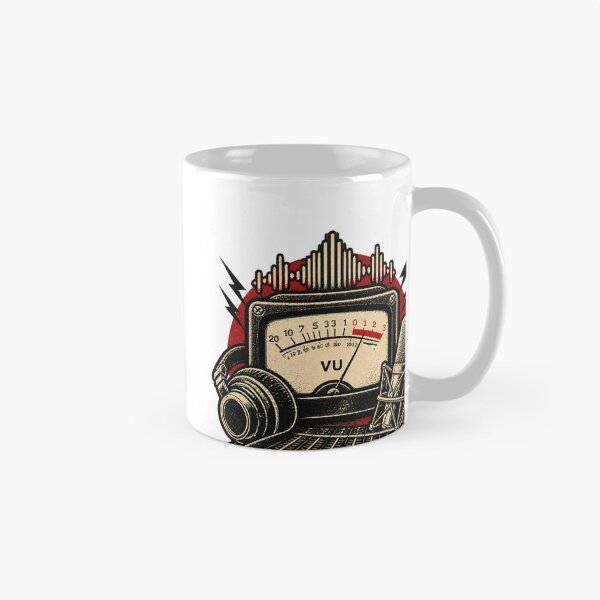 Item preview, Vintage Volume VU Meter Design for Audio Engineers and Recording Studios LIMITED EDITION designed and sold by NumandisArt.