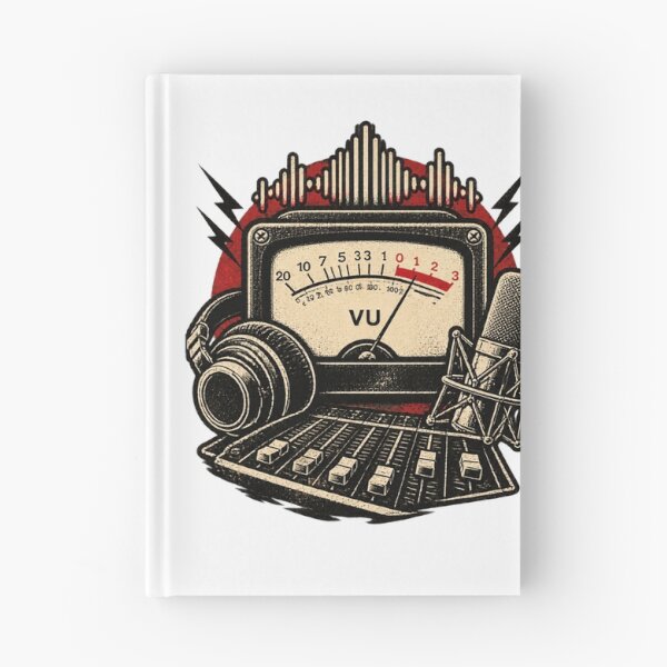 Item preview, Vintage Volume VU Meter Design for Audio Engineers and Recording Studios LIMITED EDITION designed and sold by NumandisArt.