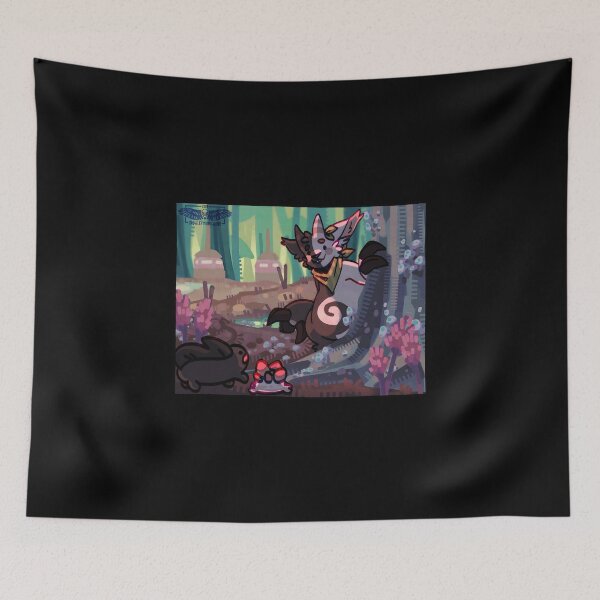 Item preview, Fantasy Creature and Fungi Forest Scene designed and sold by lcnsdjstrtrystd.