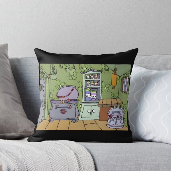 Item preview, Cartoon Witch Kitchen with Cauldron and Potion Jars designed and sold by lcnsdjstrtrystd.