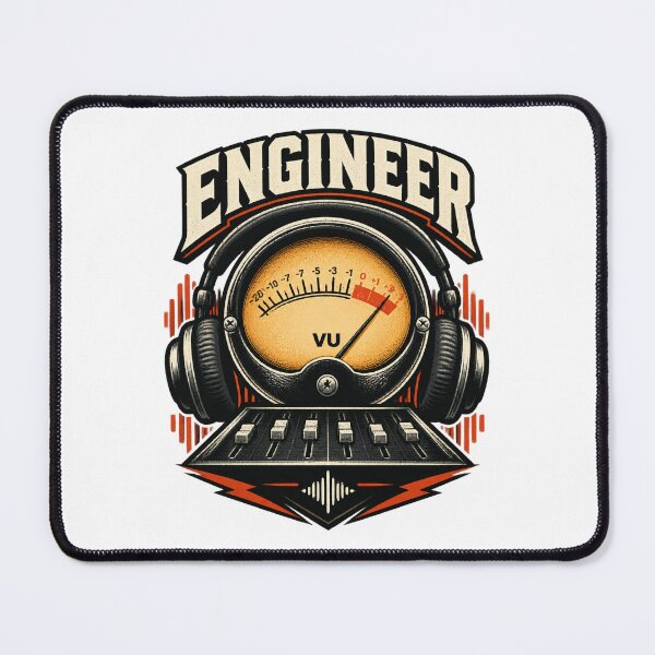 Item preview, Vintage Volume VU Meter Design for Audio Engineers and Recording Studios LIMITED EDITION designed and sold by NumandisArt.