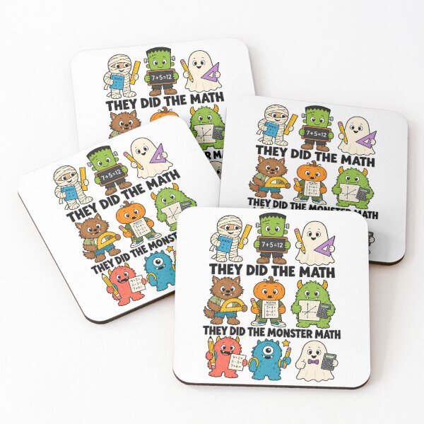 Item preview, They Did The Monster Math Halloween Teacher  designed and sold by Dela3.