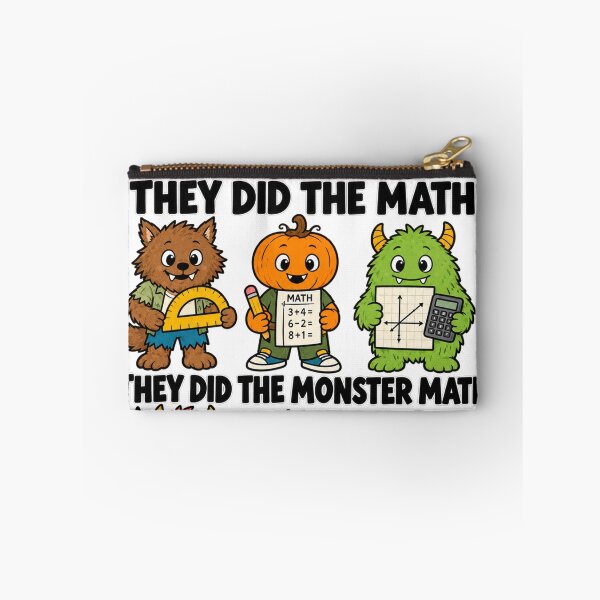 Item preview, They Did The Monster Math Halloween Teacher  designed and sold by Dela3.