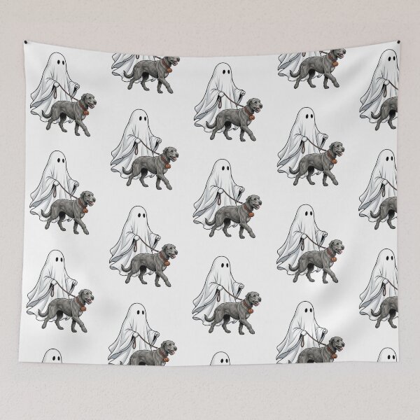 Item preview, Ghost Walking Irish Wolfhound Halloween Cute Spooky Wirehaired Sighthound Dog Lover designed and sold by raedattia.