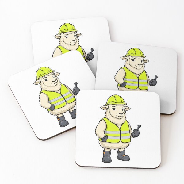 Item preview, Professional Sheep Heavy Machinery Operator – Funny Construction Animal designed and sold by Confuzz1ed.
