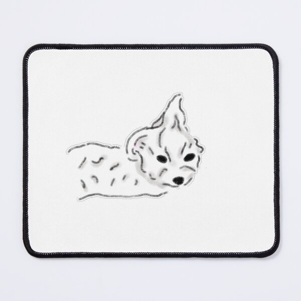 Item preview, Resting Fluffy Puppy Small Dog designed and sold by raun.draw.
