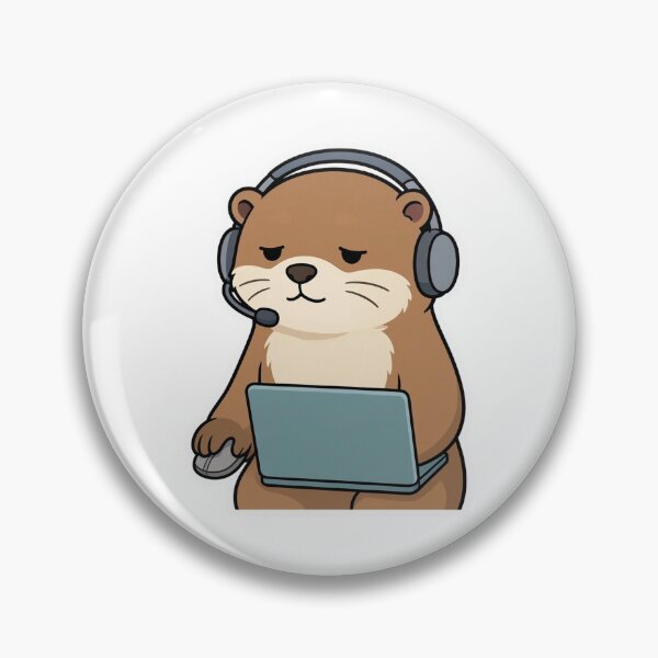 Item preview, Sleepy Otter IT Support Technician – Funny Computer Helpdesk Animal designed and sold by Confuzz1ed.