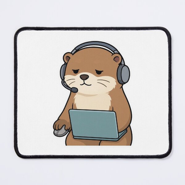 Item preview, Sleepy Otter IT Support Technician – Funny Computer Helpdesk Animal designed and sold by Confuzz1ed.