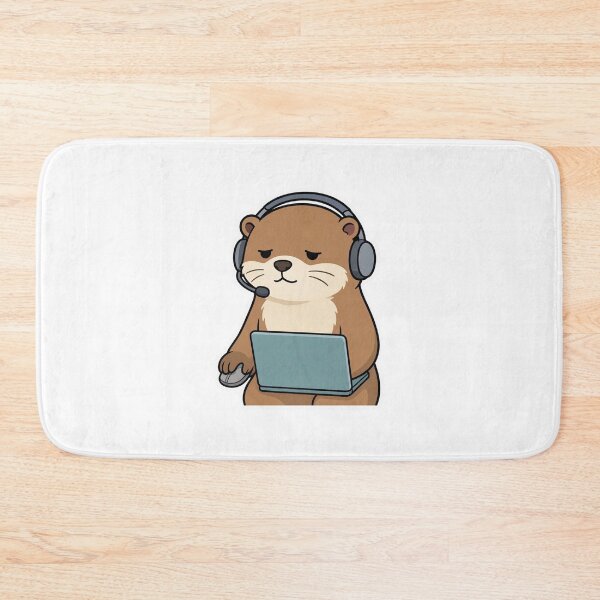 Item preview, Sleepy Otter IT Support Technician – Funny Computer Helpdesk Animal designed and sold by Confuzz1ed.