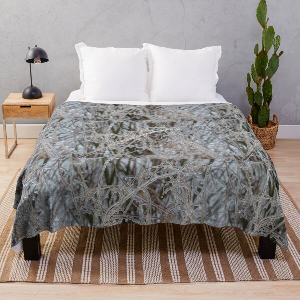 Item preview, Ice Storm Aftermath - Pale Frozen Grasses  designed and sold by Georgia Mizuleva.