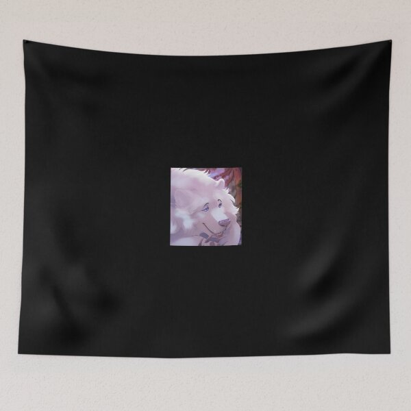 Item preview, Soft White Wolf with Blue Eyes Digital Illustration designed and sold by lcnsdjstrtrystd.
