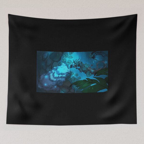 Item preview, Fantasy Creature Encounter in Mystic Pond designed and sold by lcnsdjstrtrystd.