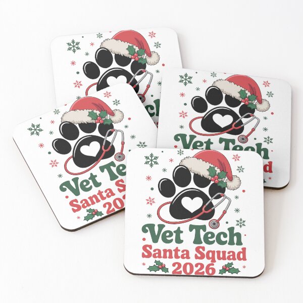 Item preview, Vet Tech Santa Squad 2026 designed and sold by jkrphoto.